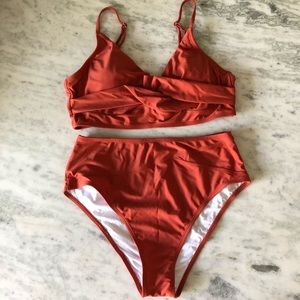 Cupshe Orange Bikini
